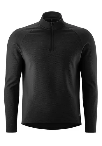 Gonso Radtrikot Essential Jersey Longsleeve Therm M Herren - Fahrradbekleidung, langarm Radtrikot mit halbzipper für optimale Belüftung und warmen Komfort bei kühlen Fahrten.