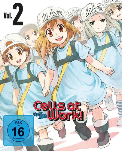 Cells at Work! - Vol. 2 - [DVD & Blu-ray] Mediabook - Filme, hochwertiges Mediabook mit exklusiven Inhalten und spannenden Episoden für Anime-Fans ab 16 Jahren.