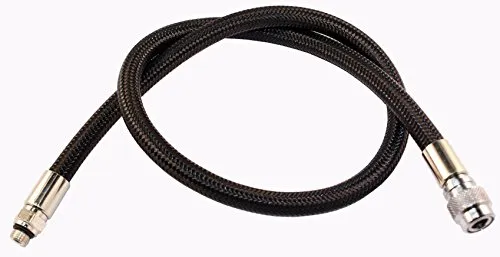 METALSUB Flex Inflatorschläuche Jacketschläuche (Black, 102 cm)