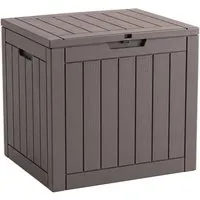 Floordirekt Gartenbox Holzoptik Wetterfest 118 L