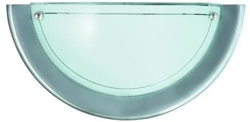 Wandleuchten 1x60W/E27 IP20 Chrom Opaleszierend Klassisch