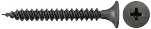 fischer Schnellbauschraube 3,9 x 35, Gipskartonschraube mit Trompetenkopf, Feingewinde, Nadelspitze und Antrieb Kreuzschlitz PH, für die Montage von Gipskartonplatten auf Metallprofilen, 1000 Stk