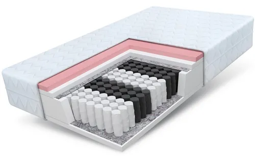 FDM Matratze 80x200 cm – Komfortable Taschenfederkernmatratze mit 7 Zonen - Matratzen – Doppelseitige Matratze mit Härtegrad H2/H3, atmungsaktivem, hypoallergenem Bezug und perfekter Unterstützung für eine gesunde Schlafhaltung.