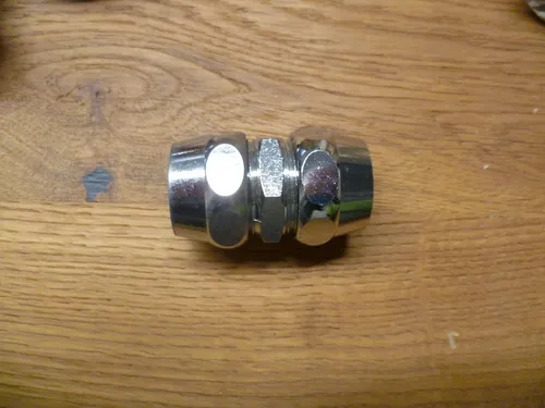 Schell Gerade-Doppel-Verschraubung CHROM 3/4