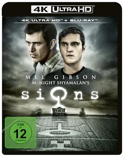 Signs - Zeichen (4K Ultra HD) (+ Blu-ray) - Spannender Sci-Fi-Thriller, freigegeben ab 12 Jahren, mit beeindruckender 4K Ultra HD Bildqualität für ein unvergessliches Seherlebnis.