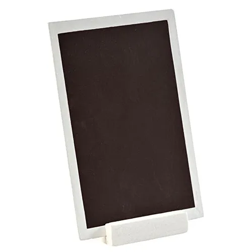 NEU Schiefertafel, weiß, 10 x 15 cm, 1 STK.