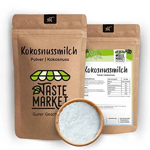 Kokosmilchpulver 1 kg | Kokosnussmilch Pulver | Kokos Milch Pulver getrocknet | Kokosnussmilch Milchpulver | sprühgetrocknet