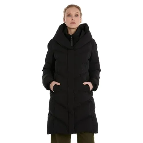 Ragwear Steppmantel NATALKA - Funktionsjacke mit verdecktem Reißverschluss, ideal für kalte Tage. Der knielange Mantel bietet Wärme und Pflegeleichtigkeit für einen lässigen Look.