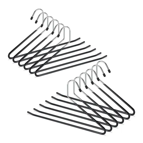 Hosenbügel rutschfest Kleiderbügel für Hosen Platzsparende Hosenaufhängung
