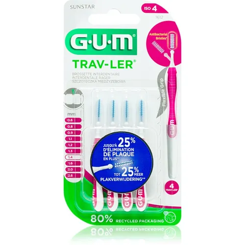 G.U.M Trav-Ler Interdental Interdentalzahnbürste 1,4 mm 4 St.