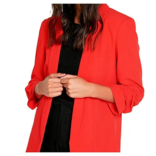Eleganter PIECES Pcbosella 3/4 Blazer Noos Bc für Damen - Stilvoller Blazer mit 3/4-Ärmeln, perfekter Schnitt für jeden Anlass, ideal für Büro und Freizeit.