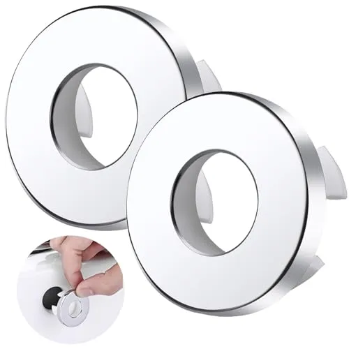 Stück Waschbecken Überlauf Abdeckung aus Kupfer, 2er Set