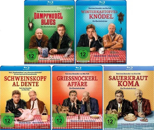 Blu-rays * EBERHOFER - ALLE 5 FILME IM FAN SET INKL. SAUERKRAUTKOMA # NEU OVP% 5