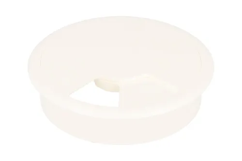 Kabeldurchlass weiss ø80mm Kabelöffnung Kabeldurchführung Kabeldose rund