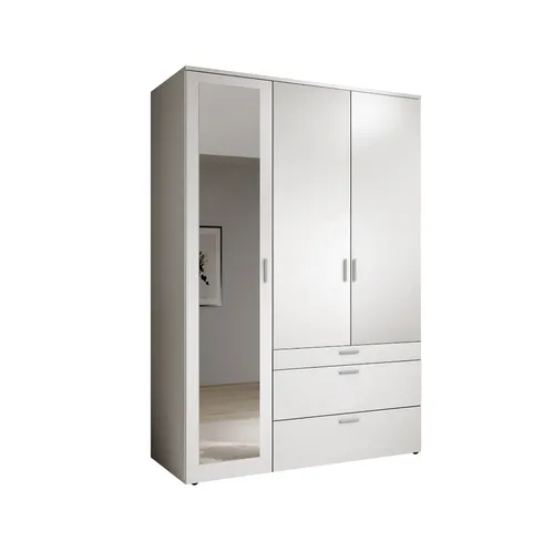 Livetastic Drehtürenschrank mit Spiegel