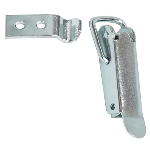 Spannverschluss 52x21x2 Kistenverschluss Hebelverschluß mit Haken Eckbefestigung