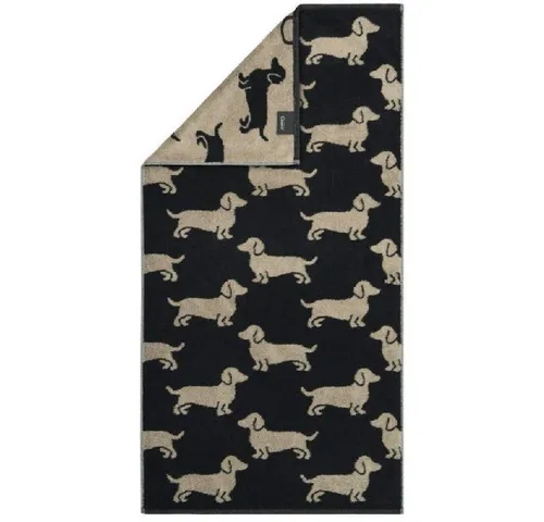 Cawö Handtuch We love Dogs 6246 | 93 schwarz/beige von Cawö