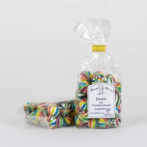 Exotic-Bonbons, zuckerfrei 32,50 EUR / kg