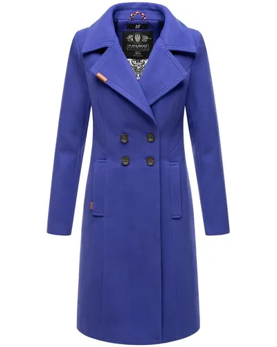 Navahoo Damen Trenchcoat B661 - Eleganter Wintermantel - Funktionsjacken mit hochwertiger Verarbeitung, ideal für Freizeit und Beruf. Der elegante Schnitt schützt optimal vor Wind und Kälte, während die zwei seitlichen Taschen praktischen Stauraum bieten.