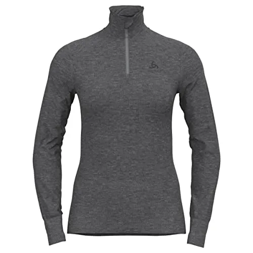 ODLO Thermounterwäsche Damen Active Warm I Langarm Thermoshirt - Funktionale Skiwäsche für Frauen, bietet optimale Wärmeisolation und Feuchtigkeitsmanagement für maximalen Komfort beim Wintersport oder gemütlichen Aktivitäten.