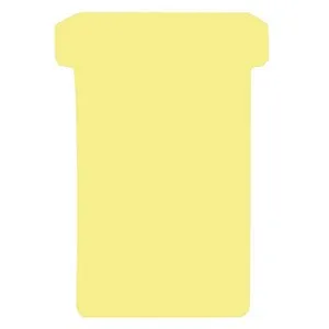 FRANKEN 100 TK204 Größe 2 T-Steckkarten gelb von Franken