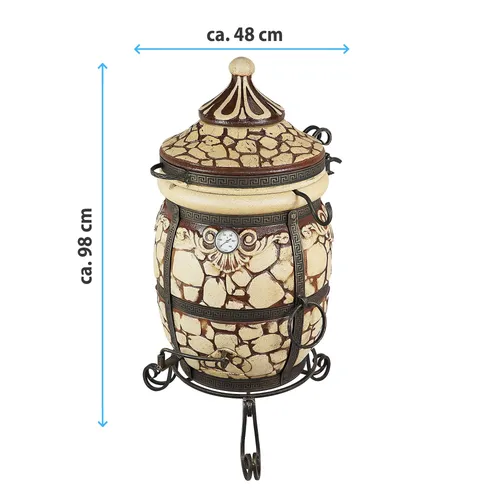 BBQ Tandoor Stein Kamin – Gartenofen & Smoker