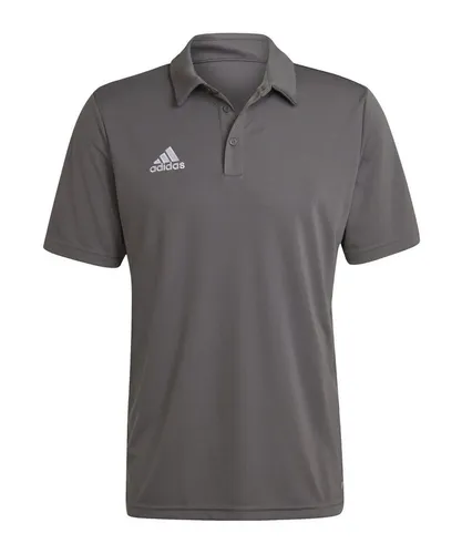 Adidas Herren Entrada 22 Polo Shirt, Team Grey Four, XS - Stylisches Poloshirt mit regulärer Passform, aus 100 % recyceltem Polyester. Ideal für sportliche Aktivitäten dank der feuchtigkeitsabsorbierenden AEROREADY Technologie.