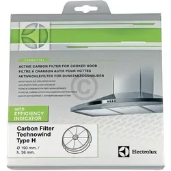 Ersatzteil - Kohlefilter Rund Typ 180 CR300 (pro Stück) - - leisure, indesit, korting, smeg, bluesky, sogelux, listo, arthur martin electrolux,