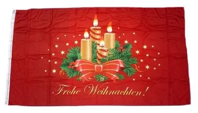 Fahne/Flagge Frohe Weihnachten Advent 90 x 150 cm