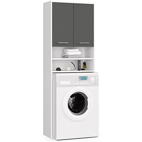 MILORD Waschmaschinenumbauschrank FIN 64 cm – Praktisch & Modern