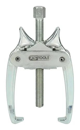 KS Tools 6200073 Abzieher 10-50mm mit 2 Haken - Autoteile - Ideal für beengte Platzverhältnisse, mit extrem robuster Spindel und selbstständigem Anpressen für präzises Abziehen.