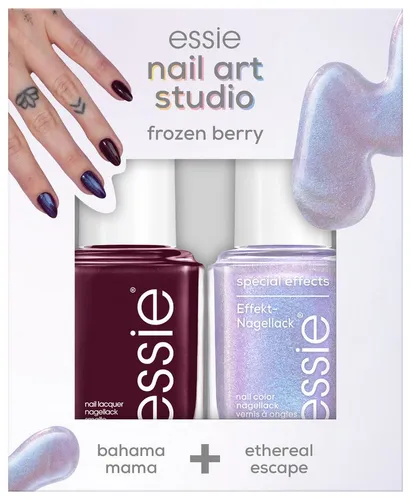 essie Nagellack-Set NAIL ART STUDIO SET, Hochwertig, langanhaltend, deckende Farbkraft und glatte Nägel.