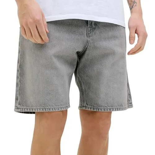 JACK&JONES Herren Jjitony Jjoriginal SBD 210 Sn Shorts, Grey Denim - Herren-Shorts von JACK&JONES, stylisches Design und bequeme Passform für lässige Sommerlooks.