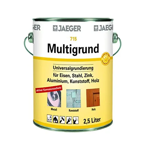 Jaeger Multigrund Universalgrundierung 375 ml – für innen und außen - Hochwertige Grundierung für optimale Haftung und gleichmäßige Farbaufnahme, ideal für Innen- und Außenanwendungen.