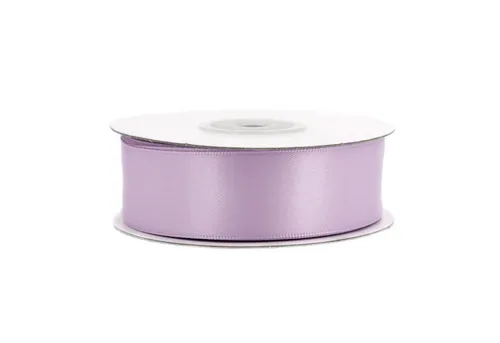 Creativery Satinband, Doppelseitiges Satinband 25mm x 20m Rolle Flieder
