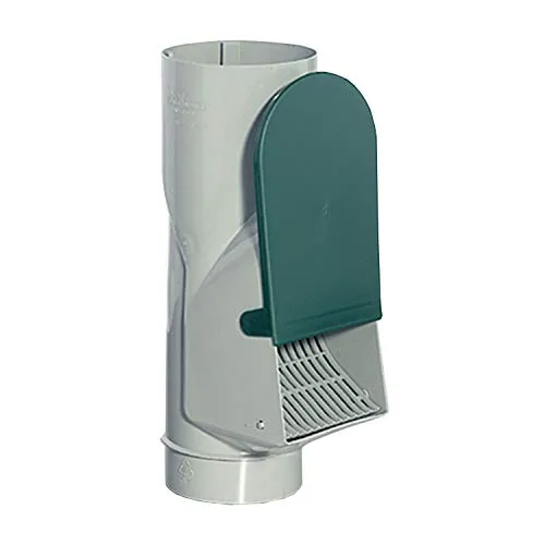 Fallrohrfilter Inox grau