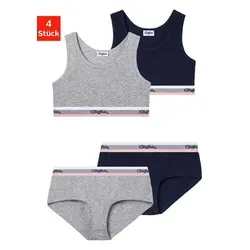BUFFALO Kinder Bustier Set, Gr. 182, blau (grau, navy) in blau von Buffalo