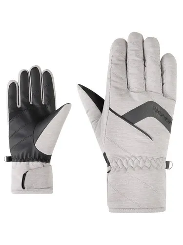 Ziener Multisporthandschuhe KARION-Z AS® für Damen grau 8,5 - Vielseitige Handschuhe für sportliche Aktivitäten, mit optimaler Passform und hohem Tragekomfort. Ideal für Outdoor- und Indoor-Sportarten.