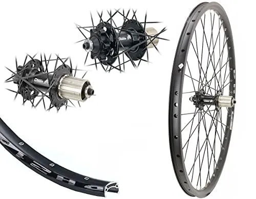 Bärwinkels Hinterrad 28 Zoll Disc MTB 21-622 Hohlkammerfelge 6 Loch 8-10 Fach Industrielager schwarz