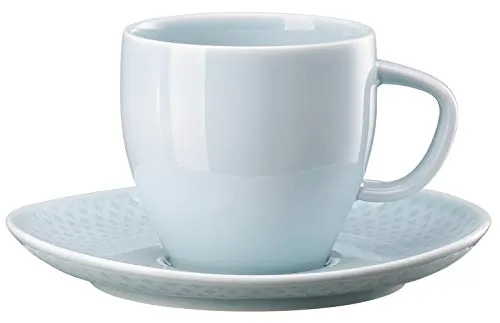 Rosenthal Tasse Junto Opal Green Kaffeetasse mit Untertasse, Porzellan