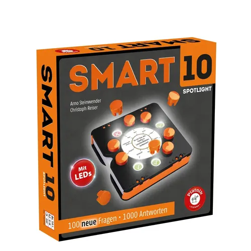Piatnik Smart 10 - Spotlight - deutsch 299785 - Gesellschaftsspiel für die ganze Familie, flexibel spielbar in jeder Umgebung dank einfacher Regeln und mobiler Nutzung.