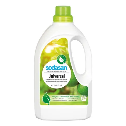 Universal Waschmittel flüssig - Limette 1,5L | SODASAN