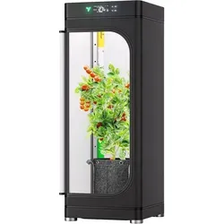 Vivosun Komplettset All in One System VGrow – Automatisierte Indoor Growbox - Growboxen-Komplettsets mit 100 Watt LED Vollspektrum Lampe für optimales Pflanzenwachstum, ideal für Indoor-Gärtner.