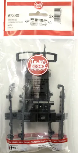 LGB 67380 G - Drehgestell 2 Stück mit grauer Seitenblende NEU & OvP