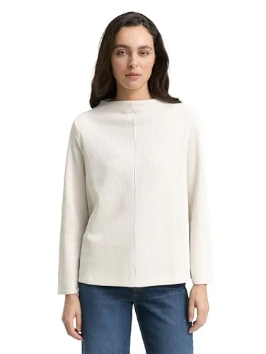 Tom Tailor Damen Sweatshirt mit Stehkragen von Tom Tailor