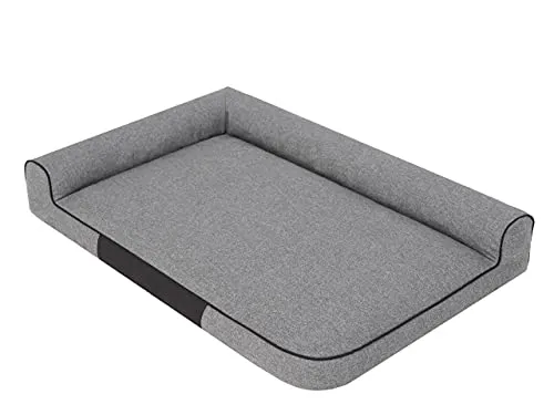 PillowPrim Hundebett Hundeschlafplatz Hundesofa Hundekissen Ruheplatz Hundematratze Hundehütte Hundeplatz Hundekorb Doggybed Hundezubehör Sofa Bett 115x80 cm