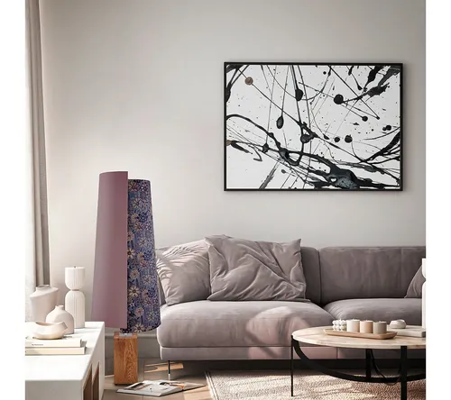 JoJo Stehleuchte Doppelschirm lila/Blume in lila von HerzBlut