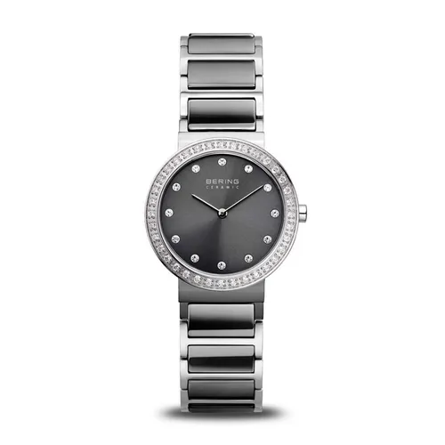 Bering 10729-703 Ceramic Damenuhr 29mm - Elegante Damenuhr mit innovativem Design, 5 ATM wasserdicht und flachem Saphirglas für optimalen Schutz. Ideal für modebewusste Frauen.