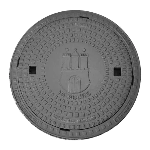 Produktbild HYDROTEC Schachtabdeckung Länderwappen B125 (Hamburg)