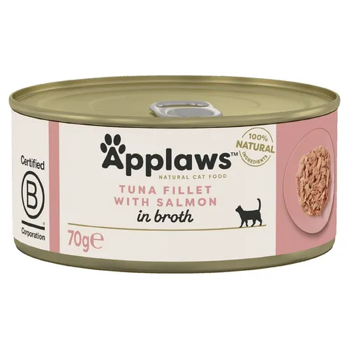 Applaws Thunfischfilet & Lachs 70 g, Katzenfutter, UVP 1,39 EUR, NEU